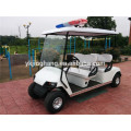 4 seats police golf cart with cargo box